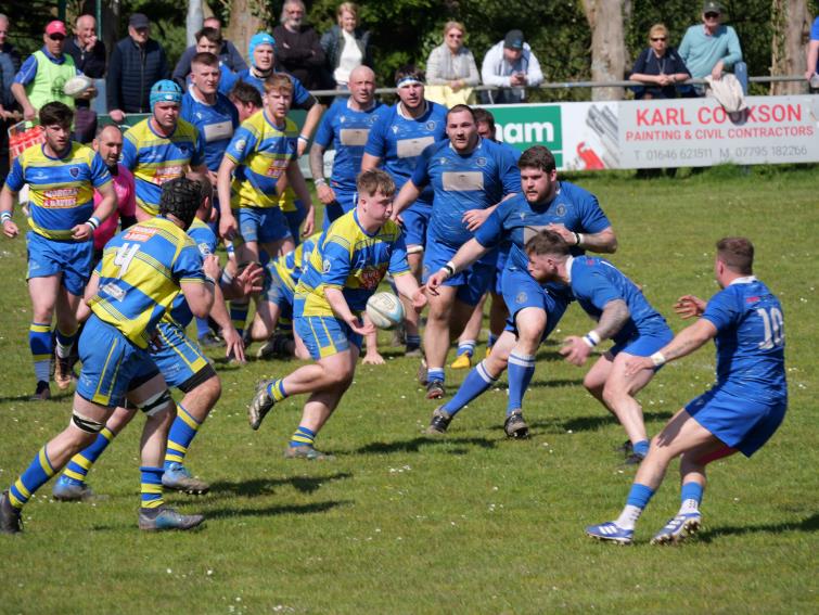 Aberaeron on the attack (William John)